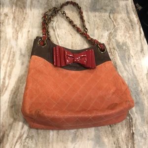 moschino cheap and chic bow purse